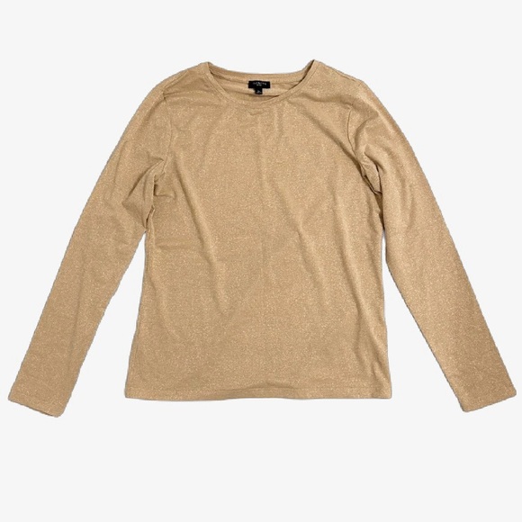 Talbots Tops - Talbots Gold Sparkly Top